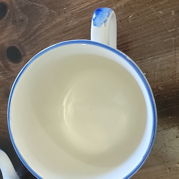 Vintage Set of 4 flower/fruit mugs/bowls made in China - Picture 9 of 11